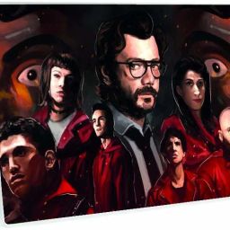 Galaxsia Money Heist D5 Vinyl Laptop Skin/Sticker/Cover/Decal Compatible vinyl Laptop Skin Compatible for 15.6 inch-image-55