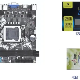 ZEBRONICS H81+128 GB SSD + 4GB starlite DDR3 RAM Combo set LGA 1150Socket ATX Intel H81 Express Chipset DDR3 Motherboard for Desktop-50