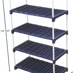 novatic Bookcase 5-Tier Books Storage Organizer Open Display for Home, Office, Library Metal Open Book Shelf image 4