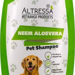 Neem Aloe Vera Pet Shampoo for Hair Rejuvenation, pH Balanced, Boost Volume for Shiny & Smooth Hair, 300 ml Anti-dandruff, Anti-itching, Conditioning Neem, Aloe Vera Dog Shampoo-24