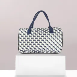 14 L Hand Duffel Bag - Delmah-014 - Blue, Grey - Regular Capacity-image-16