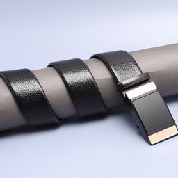 French Accent Men PU Slim Formal Belt With Slider Buckle-image-95