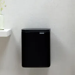 Brabantia Black Stainless Steel Bo Waste Bin 7 L-38