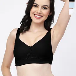 College Girl Pack Of 3 Full Coverage Seamless Cotton T-shirt Bra With All Day Comfort-image-54