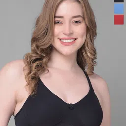 Dollar Missy Pack Of 3 Full Coverage Basic Support Cotton T-Shirt Bra With All Day Comfort-picture-19
