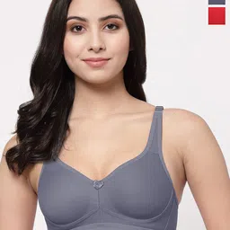 College Girl Pack of 2 Full Coverage Lightly Padded Minimizer Bra-All Day Comfort-16