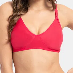 Tweens Set Of 3 Coral & Pink Solid T-Shirt Bras - Wireless Non-Padded image 5