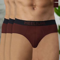 HEELIUM Men Pack Of 3 Bamboo Super Soft & Odour Free Comfort Fit Brief-13