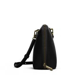 DailyObjects Leather Structured Sling Bag with Zip Wallet image 3