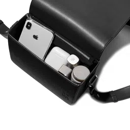 DailyObjects Leather Structured Sling Bag with Zip Wallet image 4