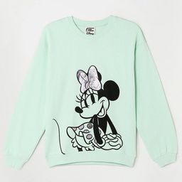 Fame Forever by Lifestyle Girls Mickey & Friends Printed Pure Cotton Sweatshirt-image-75