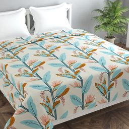 MORADO Green Floral Print Duvet Cover-picture-21