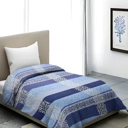 Bromwick Blue & White Printed 250 TC DuvetCover-picture-28
