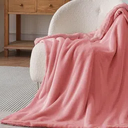 THE little BIG STORE Rust Fleece AC Room 500 GSM Double Bed Dohar-image-22