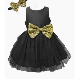 A T U N Black Net Dress-image-15