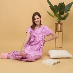 Sweet Dreams Printed Maxi Nightdress-image-46