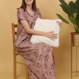 Sweet Dreams Printed Maxi Nightdress-image-99