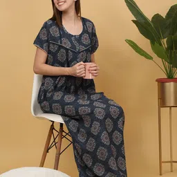 Sweet Dreams Printed Maxi Nightdress-image-71