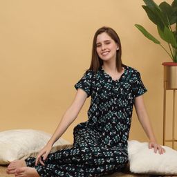 Sweet Dreams Printed Maxi Nightdress-image-73