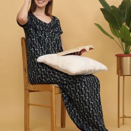 Sweet Dreams Printed Maxi Nightdress-image-30