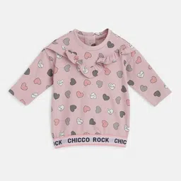 Chicco Girls Conversational Printed Cotton T-shirt Dress-image-38