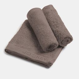 Jockey Set of 3  Bamboo Cotton Blend Terry Brown 600 GSM  Ultrasoft Face Towels-2