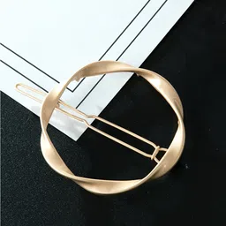 Peora Women Gold Plated Spiral Round Hair Pin-picture-55