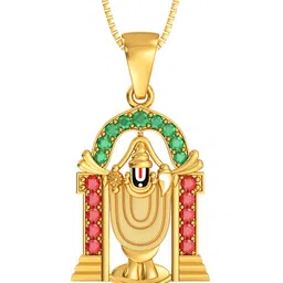Joyalukkas Kids-Unisex 22KT Gemstone Gold Pendant-3.12gm-39