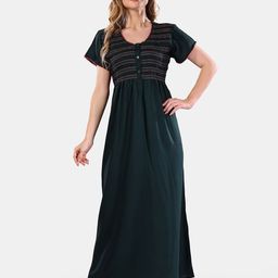 Be You Round Neck Maxi Nightdress-image-7