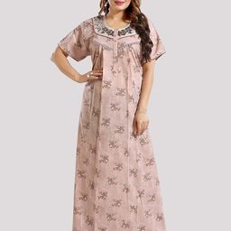 Be You Floral Printed Maxi Nightdress-image-15