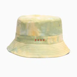 THE BEAR HOUSE Men Yellow Self Design Bucket Hat-image-78