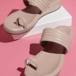 Inc 5 Women Peach-Coloured Comfort Heels-19