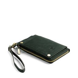 Goatter Men Green & Black Leather Passport Holder & Cards And Mobile Holder-42