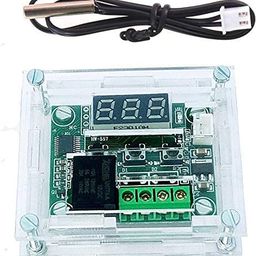 Robotbanao Clear Acrylic Case Shell Housing With W1209 Digital LED DC 12V Temp Thermostat Temperature Control Switch Module Controller Board image 1