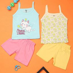 V-Mart Infants Pack Of 2 Printed Tops with Shorts-picture-26
