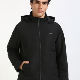 Calvin Klein Jeans Men Hooded Solid Casual Padded Jacket-image-31