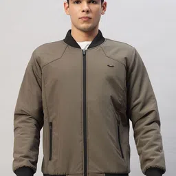 AR-FIT Men Colourblocked Polyester Water Resistant Open Front Jacket-picture-8