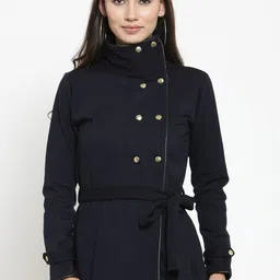 BAESD Lightweight Stand Collar Fleece Open Front Jacket-1