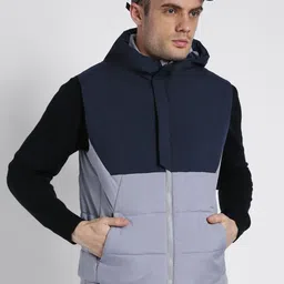 Dennis Lingo Colourblocked Lightweight Bomber Jacket-45