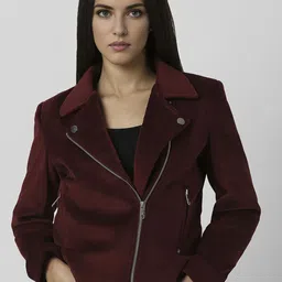 Van Heusen Woman Lapel Collar Solid Casual Tailored Jacket-image-48