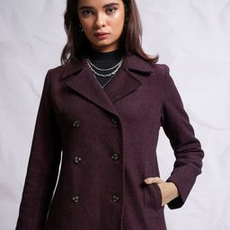 Tokyo Talkies Maroon Tailored Jacket-picture-23