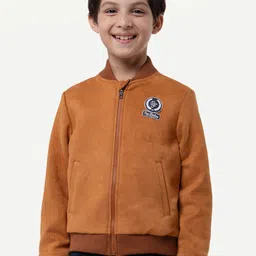 One Friday Boys Mandarin Collar Bomber Jacket-54