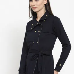 BAESD Lightweight Stand Collar Fleece Open Front Jacket image 4