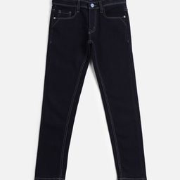 Allen Solly Junior Boys Skinny Fit Mid Rise Clean Look Stretchable Jeans-picture-17