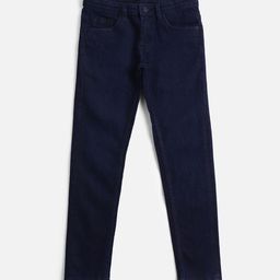 Allen Solly Junior Boys Skinny Fit Mid-Rise Clean Look Stretchable Jeans-image-35