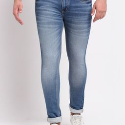 LOUIS STITCH Men Urban Slim Fit Heavy Fade Stretchable Cotton Jeans-picture-33