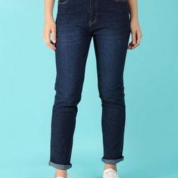 UNLIMITED Women Slim Fit Light Fade Cotton Jeans-image-87