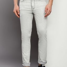 Calvin Klein Jeans Men Skinny Fit Mid Rise Light Shade Clean Look Cotton Jeans-image-9