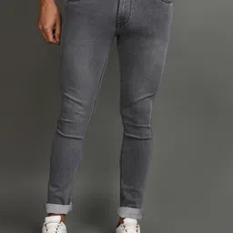 V-Mart Men Slim Fit Clean Look Heavy Fade Cotton Jeans-image-67