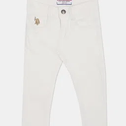 U S Polo Assn Boys White Slim Fit Jeans-image-14